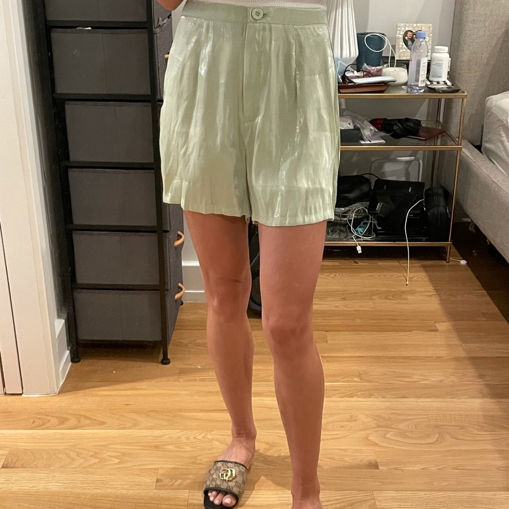 Mint Glass Shorts